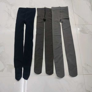 Premium Opaque Tights - Trio Pack