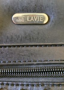 Lavie Stylish navy blue Faux Leather Crossbody Bag