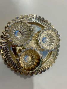 New Vintage German Silver Plated Kankavati