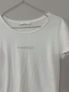 Mango White Tee