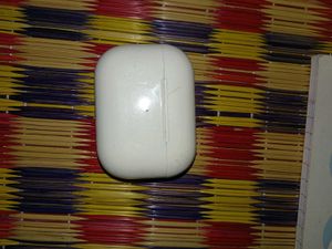 White Earbud Case