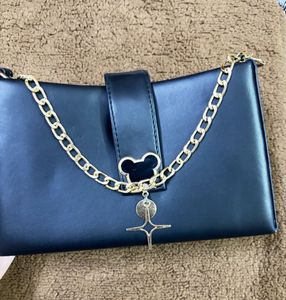 chic black stud bag