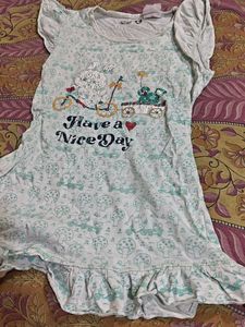 Cute Rabbit Print Dress