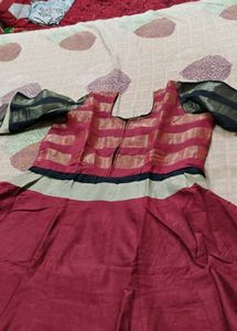 Maroon Anarkali Suit