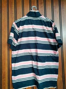 ONE🕐 Hr. Branded Polo Striped Tshirt For Men
