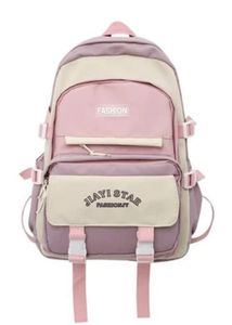 Cute Pastel Multi-Pocket Backpack | Laptop Sleeve