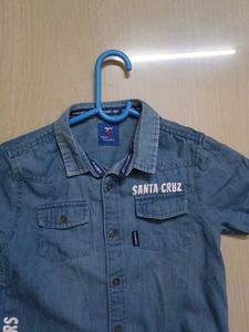 Santa Cruz Wave Riders Denim Shirt