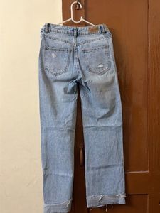 Distressed Light Wash Jeans