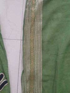 Green embroidered Salwar and Dupatta set