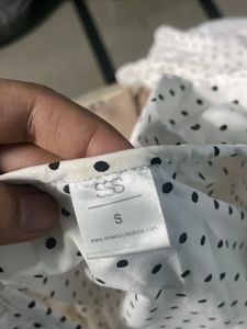 Chic Polka Dot Ruched Crop Top