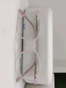 Stylish Round Light Pink Eyeglasses