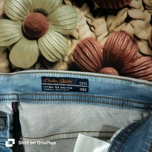 Light Blue Wash Denim Jeans