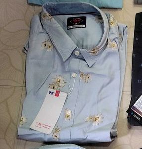 Flying Machine Floral Print Casual Shirt