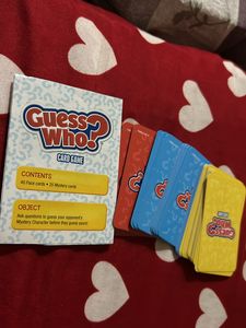 Guess Who Cards Game New