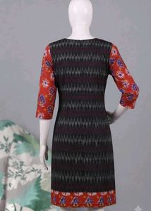 Pure cotton ikkat kurta