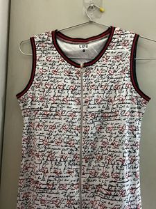 Printed Sleeveless Dress