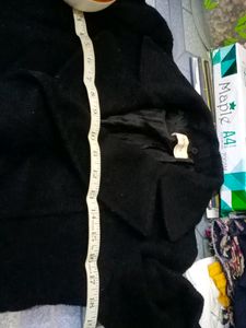 Classic Black Pea Coat