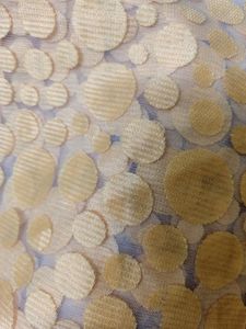 Peach Net Dress Material