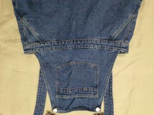 Denim Dungree Dress