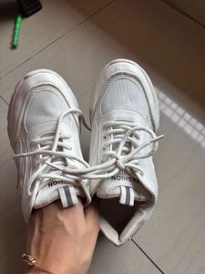 White Chunky Sneakers