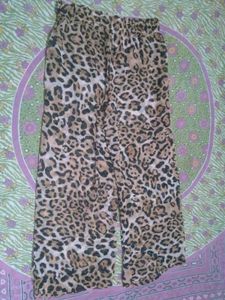 Leopard Print Palazzo Pants