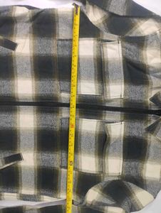 Men's Plaid Flannel Shirt Jacket
