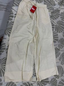 Cream Palazzo Pants