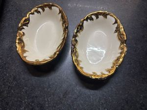 Vintage Italian Fine Porcelain Oval Dishes