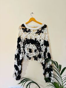 Crochet Flower Pattern Top