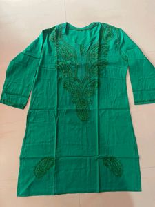 Short kurta Green
