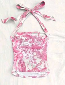 Casual Sleeveless Printed Women Pink Top