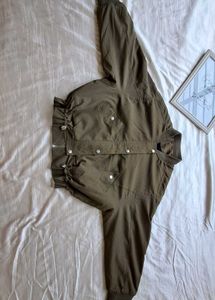 Olive Green Bomber Jacket