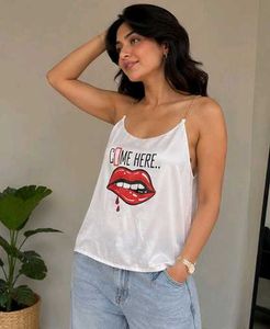 Lips Graphic Cami Top
