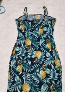 Very Beautiful Shein Pineapple Print Dress