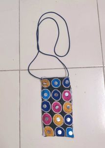 Boho Mirror Work Mobile phone Sling Bag