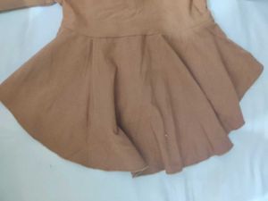 Girls age 4-6 yrs brown colour stretchable kurta
