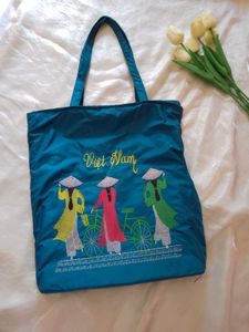 Vietnam Souvenir Embroidered Tote Bag 💙