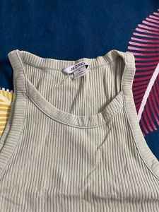 Ribbed Racerback Tank Top