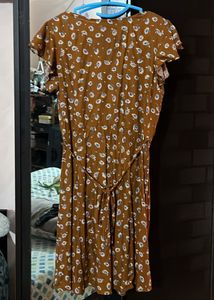 Floral Button-Down Midi Dress
