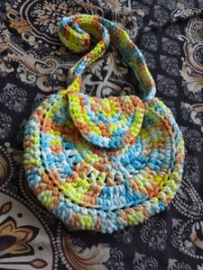Handmade Crochet Oreo Purse