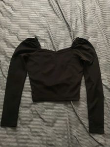 Chic Ruched Long Sleeve Top