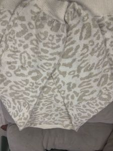 Leopard Print Knit Sweater