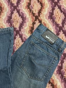 Men’s Light Wash Flared Jeans