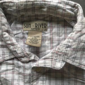 Classic Plaid Long Sleeve Button-Up Shirt