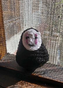 Handmade No Face Keychain