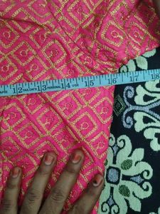 Vibrant Red Ethnic Blouse