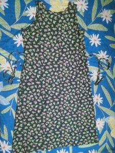 Floral Print Sleeveless Mini Dress
