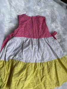 Adorable Baby Girl's Colorful Dress