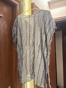 Striped Kaftan Tunic Top