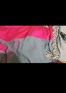 Grey Saree Blouse